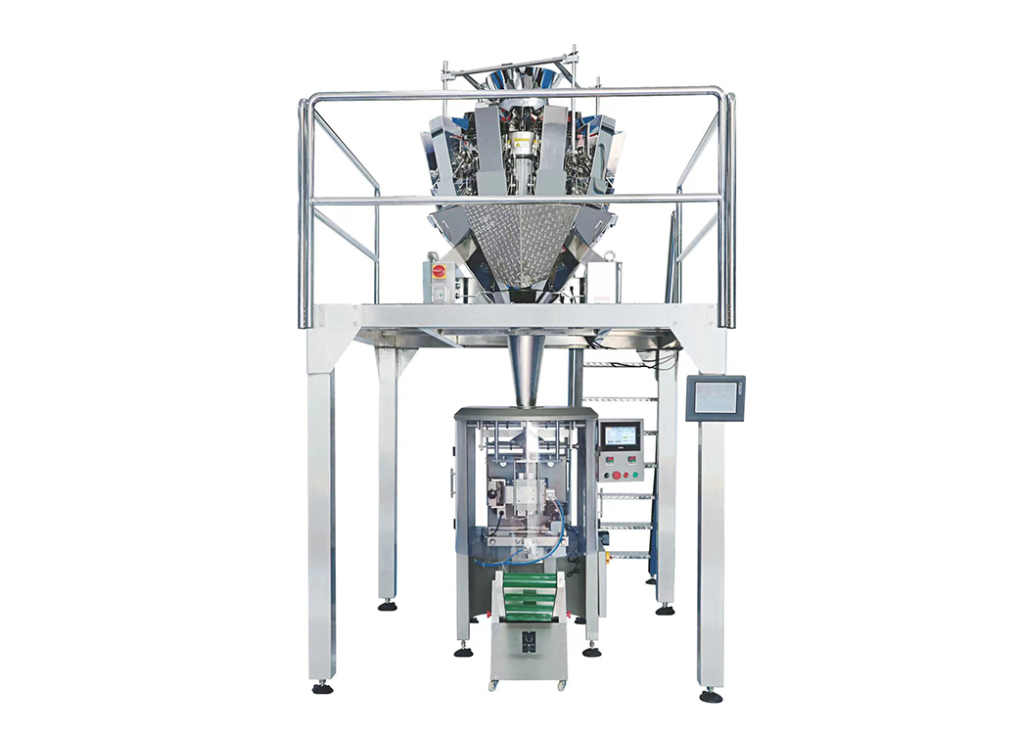 Puffed food packaging machine